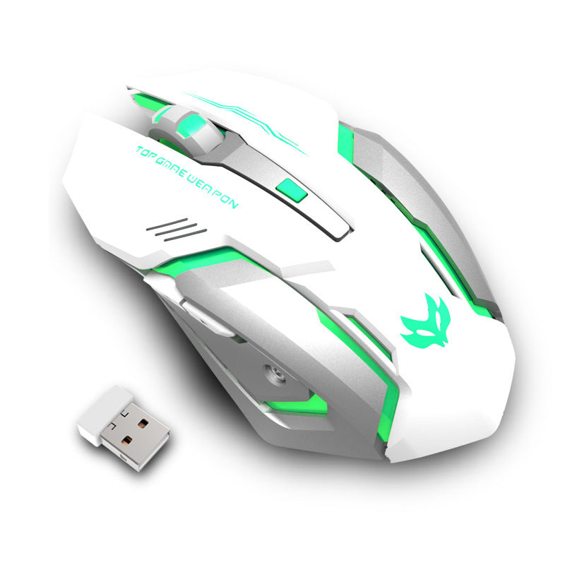 🖱️ Wireless Rechargeable Silent Gaming Mouse with Ergonomic Design