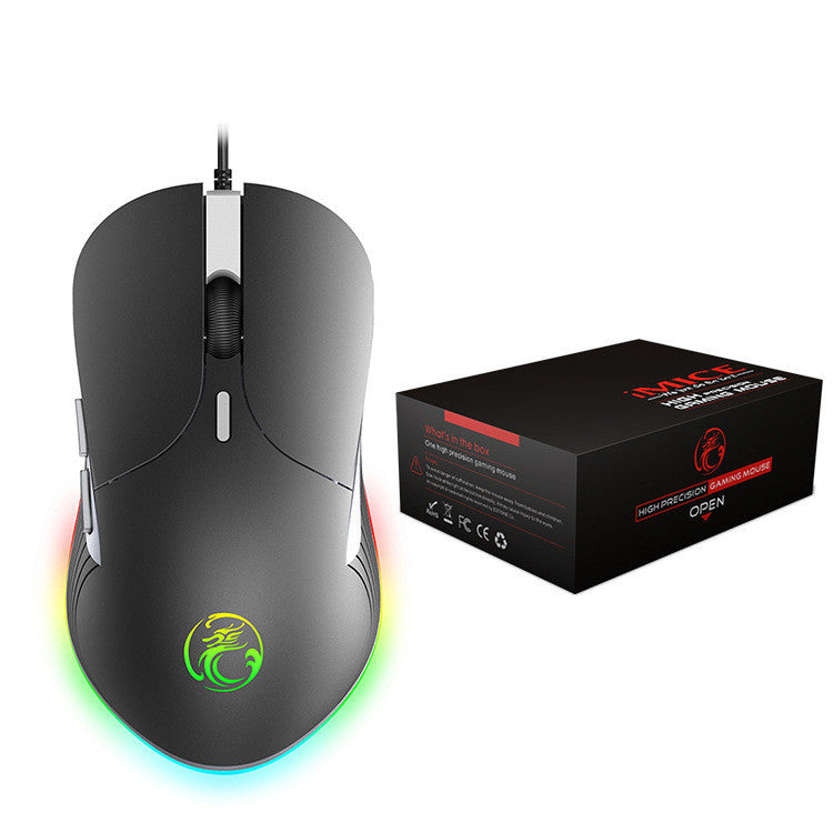 ⚡ 6400 DPI RGB Gaming Mouse – Ergonomic USB Wired for FPS & MOBA Games