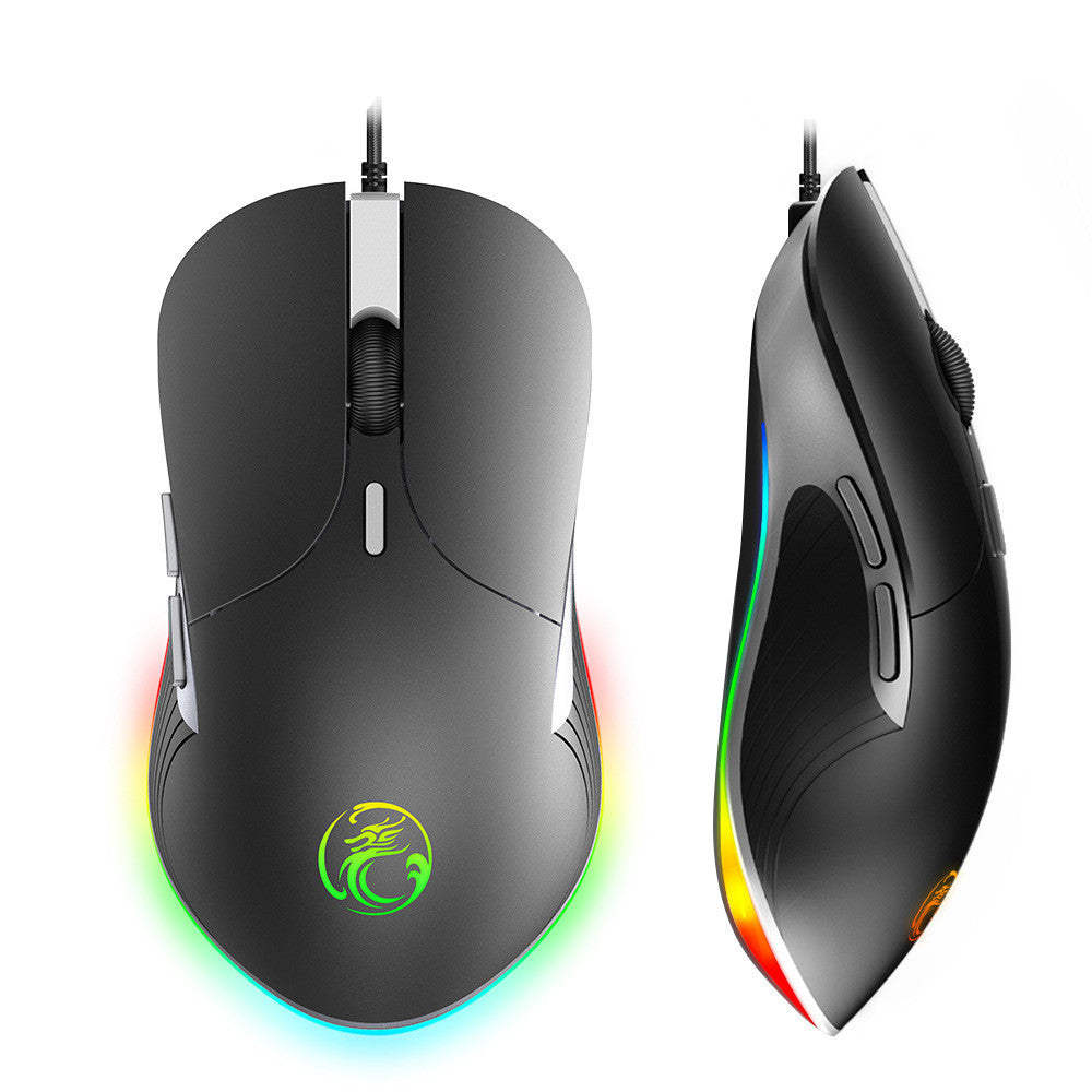 ⚡ 6400 DPI RGB Gaming Mouse – Ergonomic USB Wired for FPS & MOBA Games