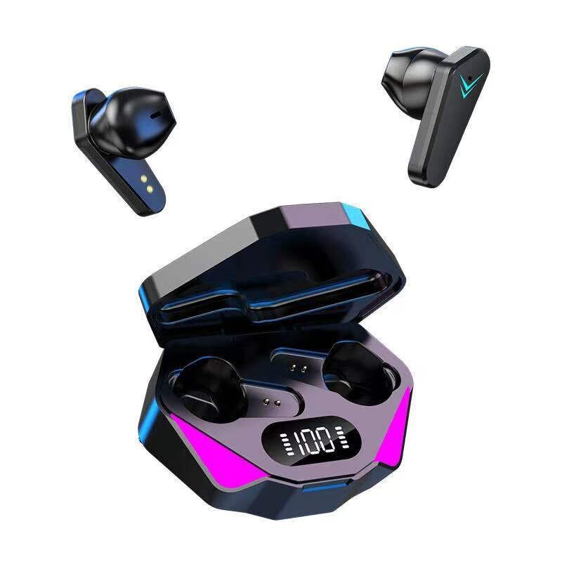 Zero Latency Bluetooth Gaming Headset – Stereo In-Ear Earbuds with Mic, Bluetooth 5.0, 10H Playtime, Dual Ear