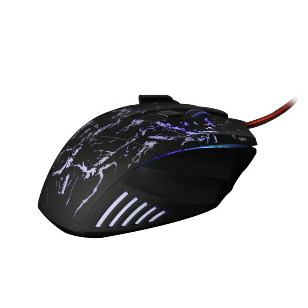 🖱️ Ergonomic Wired Gaming Mouse with Custom DPI & LED Lighting