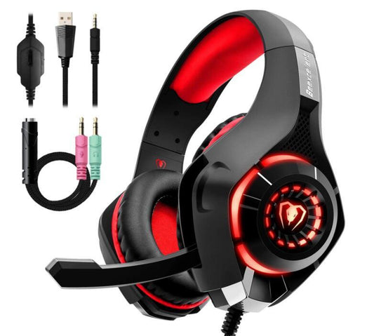 🎧 Over-Ear Gaming Headset with Noise Isolation & Surround Sound