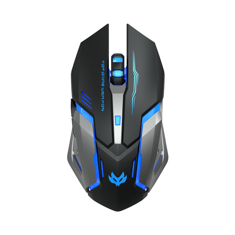 🖱️ Wireless Rechargeable Silent Gaming Mouse with Ergonomic Design