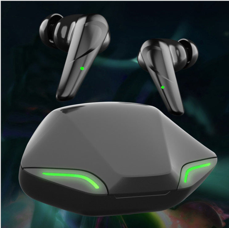 Zero Latency Bluetooth Gaming Headset – Stereo In-Ear Earbuds with Mic, Bluetooth 5.0, 10H Playtime, Dual Ear